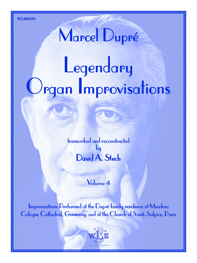 Front Cover Image Legendary Organ Improvisations, Volume 4