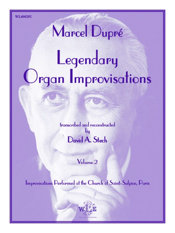 Front Cover Image Legendary Organ Improvisations, Volume 2