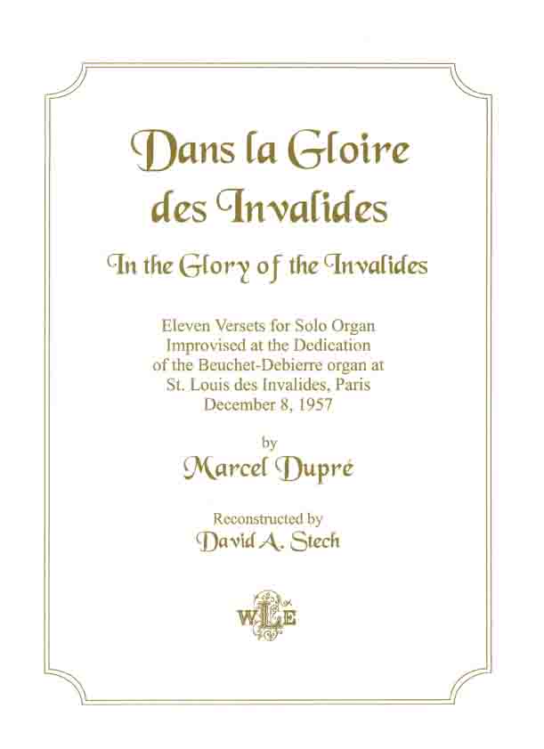 Front Cover Image Legendary Organ Improvisations, Volume 1