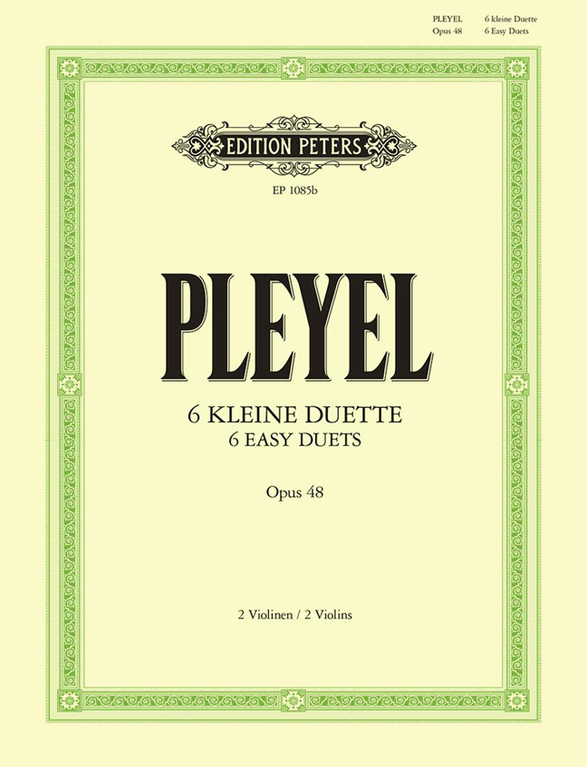 Front Cover Image 6 kleine Duos für 2 Violinen op. 48