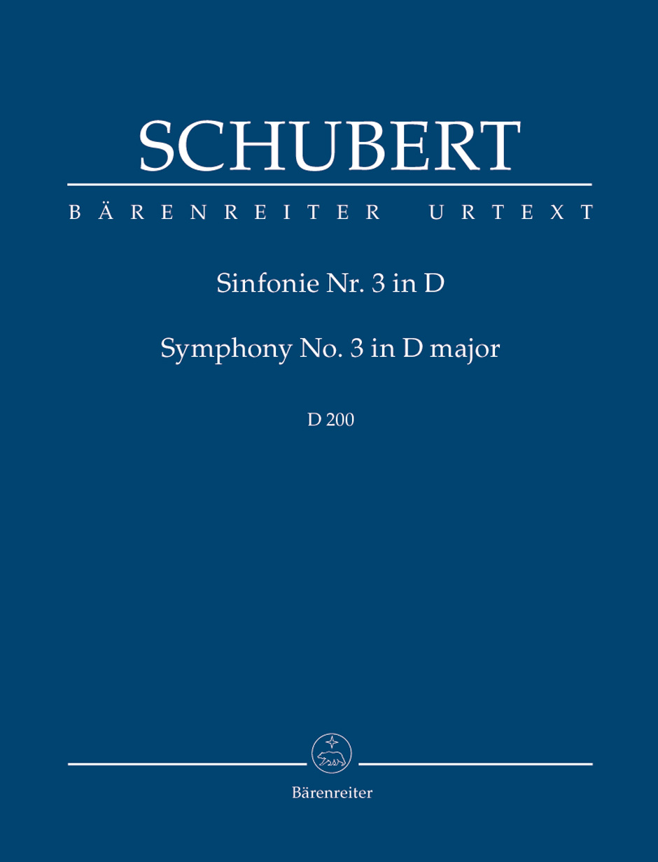 Front Cover Image Sinfonie Nr. 3 D-Dur D 200