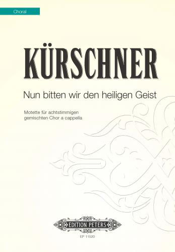 Front Cover Image Motette "Nun bitten wir den heiligen Geist"