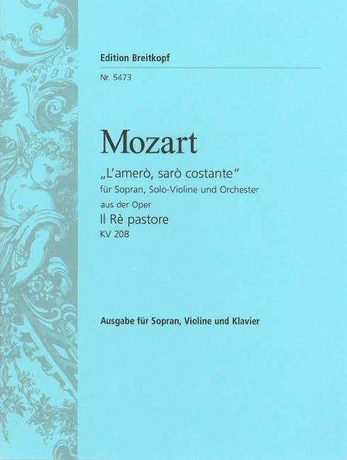 Other Cover Image L'amerò, sarò costante aus der Oper Il Rè pastore KV 208