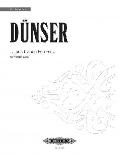 Front Cover Image ...aus blauen Fernen... für Violine Solo