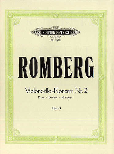 Front Cover Image Konzert für Violoncello und Orchester Nr. 2 D-Dur op. 3