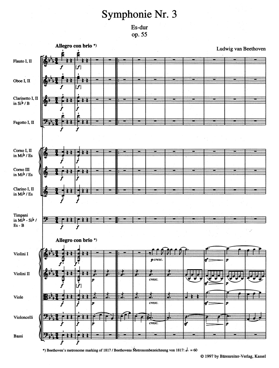 Other Cover Image Symphonie Nr. 3 Es-Dur op. 55 "Eroica"