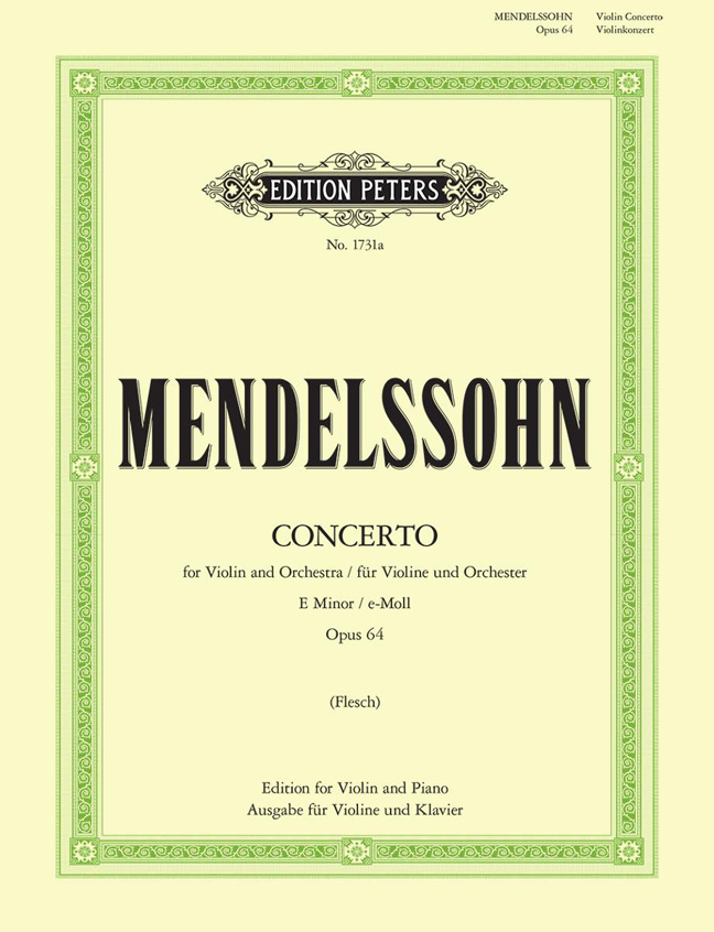 Front Cover Image Konzert für Violine und Orchester e-Moll op. 64 (1844)