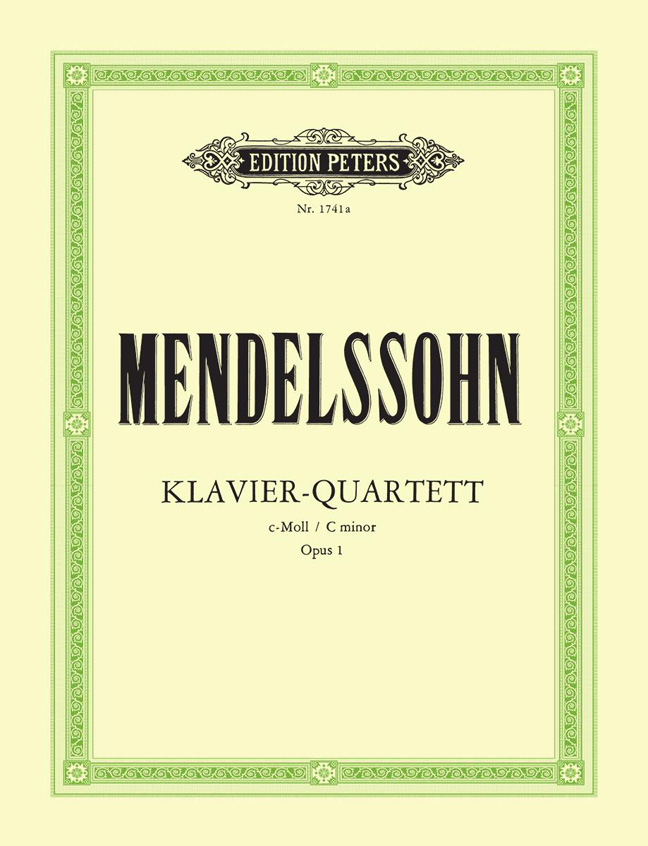 Front Cover Image Klavierquartett Nr. 1 c-Moll op. 1 (1822)