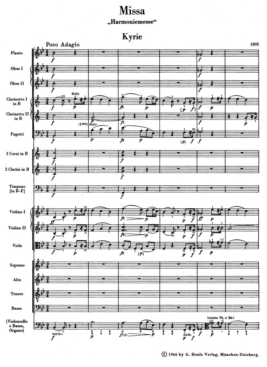 Other Cover Image Missa B-Dur Hob. XXII:14 "Harmoniemesse"
