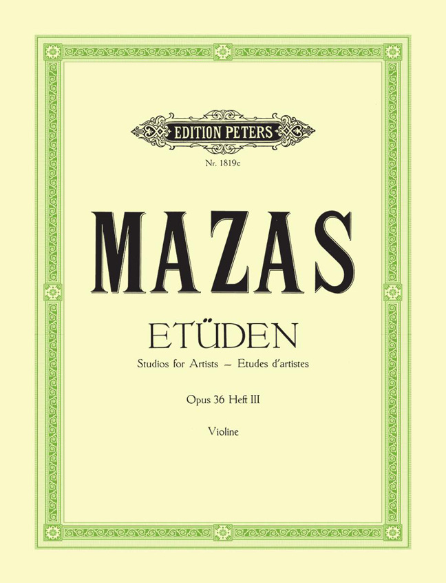 Front Cover Image Etüden op. 36