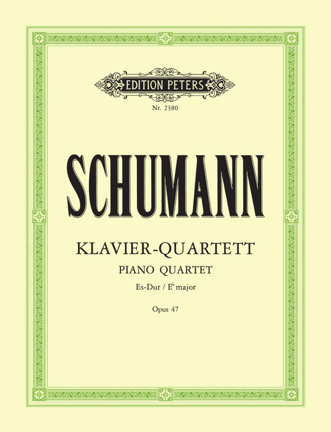 Front Cover Image Quartett für Klavier, Violine, Viola und Violoncello Es-Dur op. 47 (1842q)