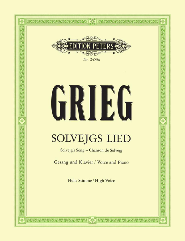 Front Cover Image Solvejgs Lied a-Moll