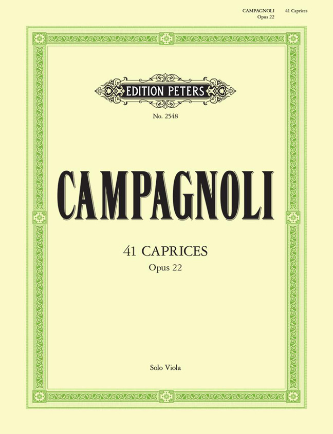 Front Cover Image 41 Capricen op. 22