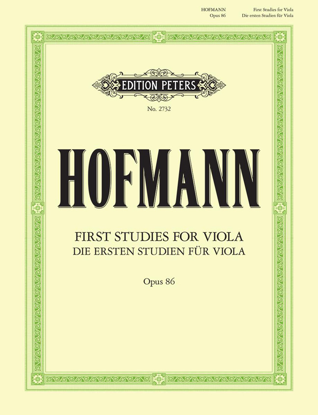 Front Cover Image Die ersten Studien für Viola op. 86