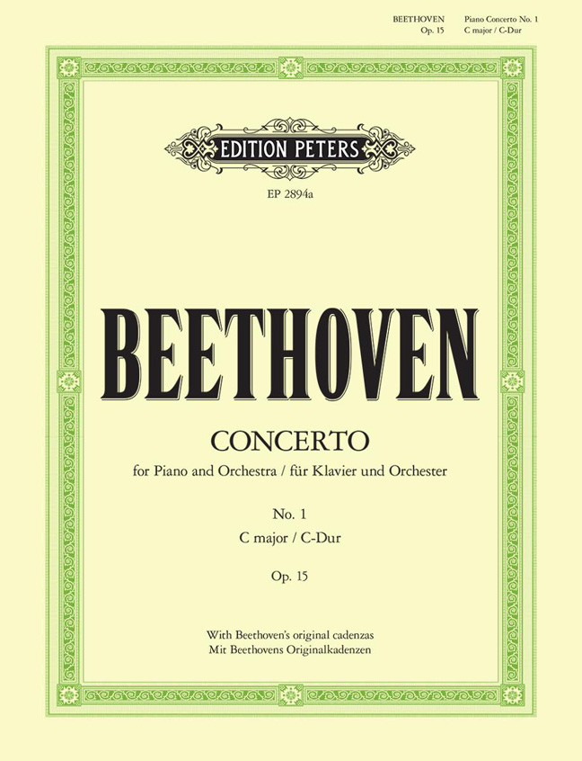 Front Cover Image Konzert für Klavier und Orchester Nr. 1 C-Dur op. 15