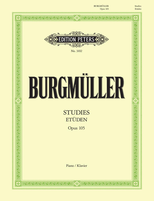 Front Cover Image 12 melodische Etüden für Klavier op. 105