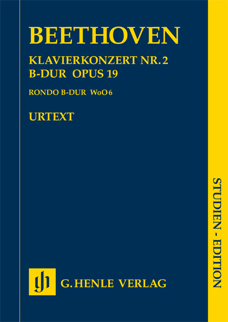 Front Cover Image Klavierkonzert Nr. 2 B-dur op. 19