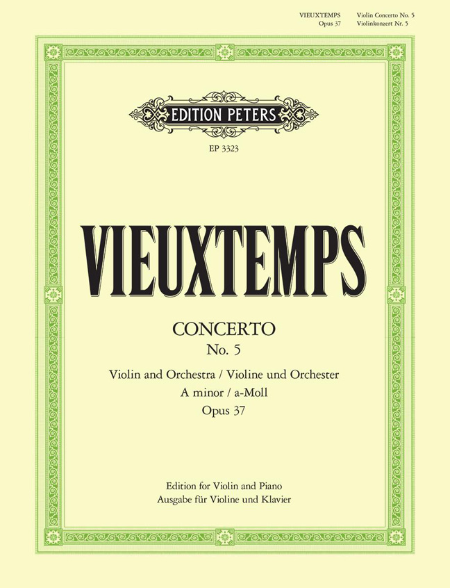 Front Cover Image Konzert für Violine und Orchester Nr. 5 a-Moll op. 37