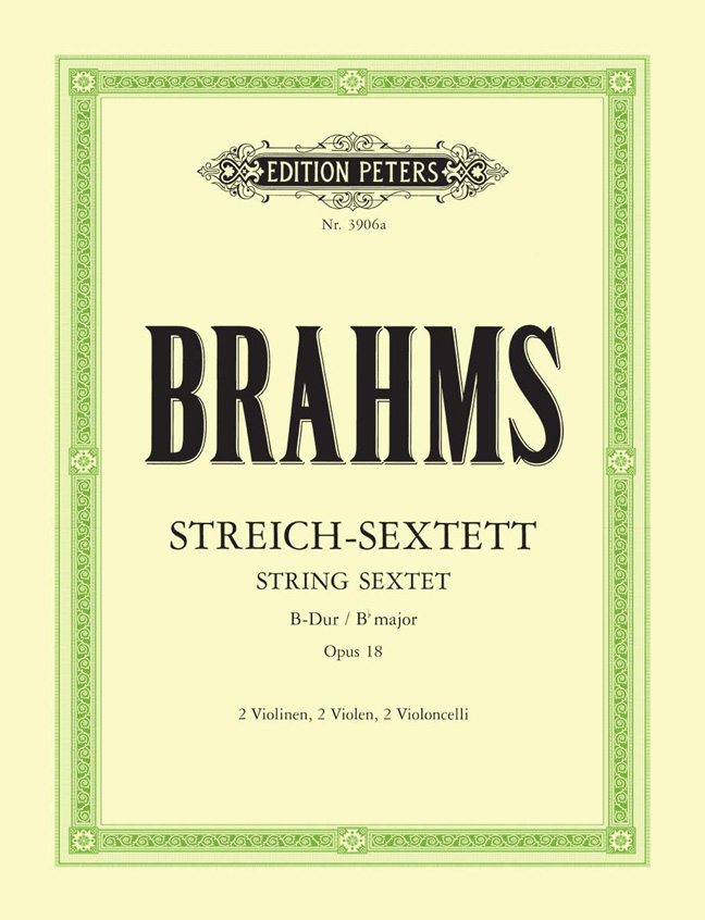 Front Cover Image Streich-Sextett für 2 Violinen, 2 Violen und 2 Violoncelli B-Dur op. 18