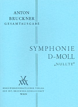 Front Cover Image Sinfonie ("Nullte") d-moll