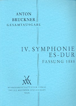 Front Cover Image Symphonie Nr. 4 Es-Dur - 3. Fassung 1888