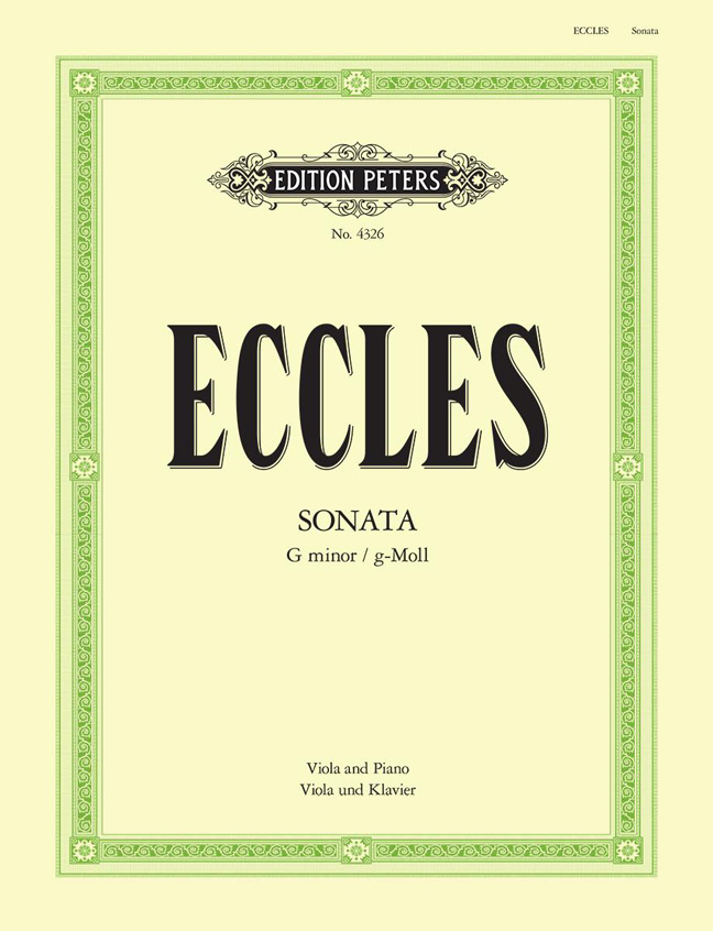 Front Cover Image Sonate für Viola und Klavier g-Moll