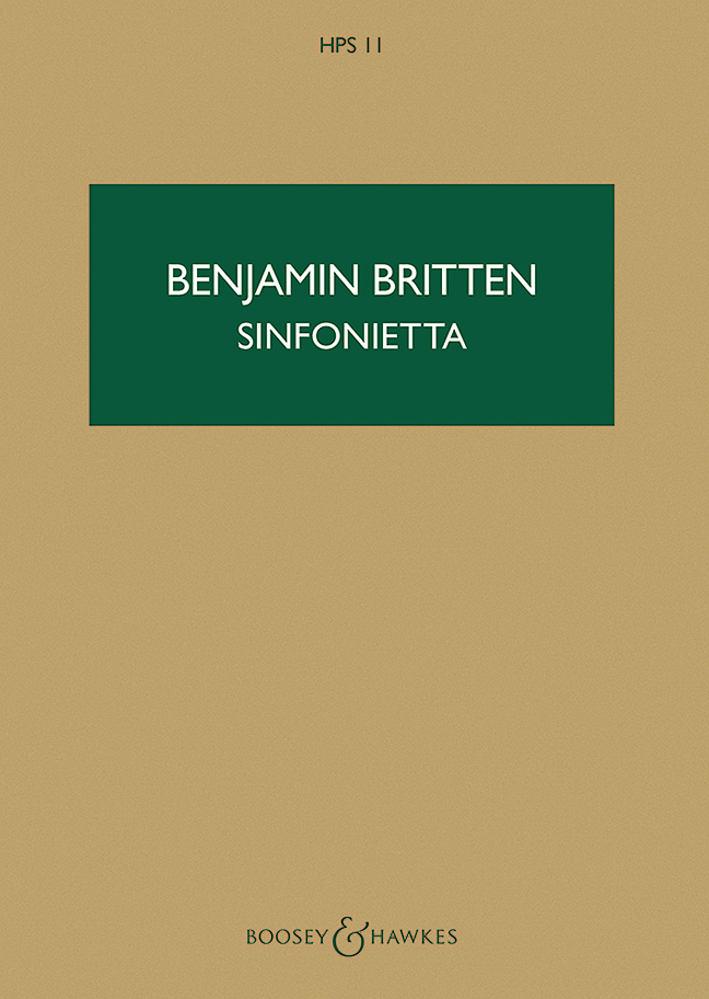 Front Cover Image Sinfonietta op. 1 (1932)