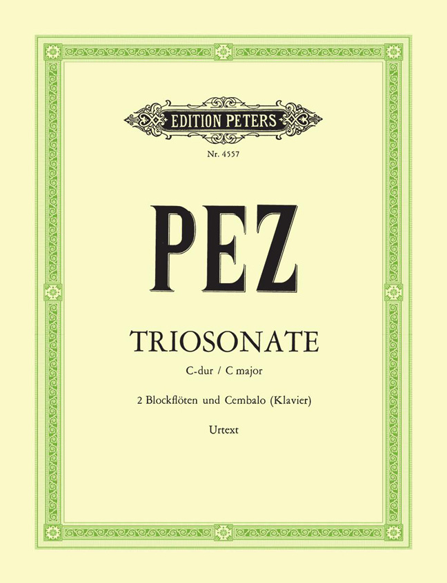 Front Cover Image Triosonate für 2 Alt-Blockflöten und Basso continuo C-Dur