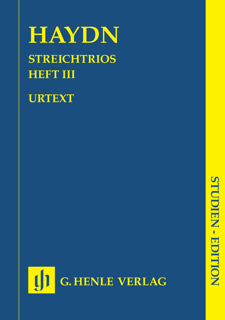 Front Cover Image Streichtrios Band 3 (Haydn zugeschrieben)