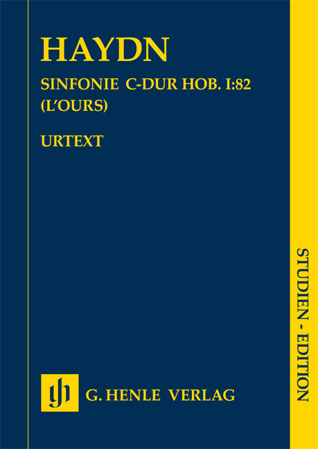 Front Cover Image Sinfonie C-dur Hob. I:82 "L'Ours" (1786)