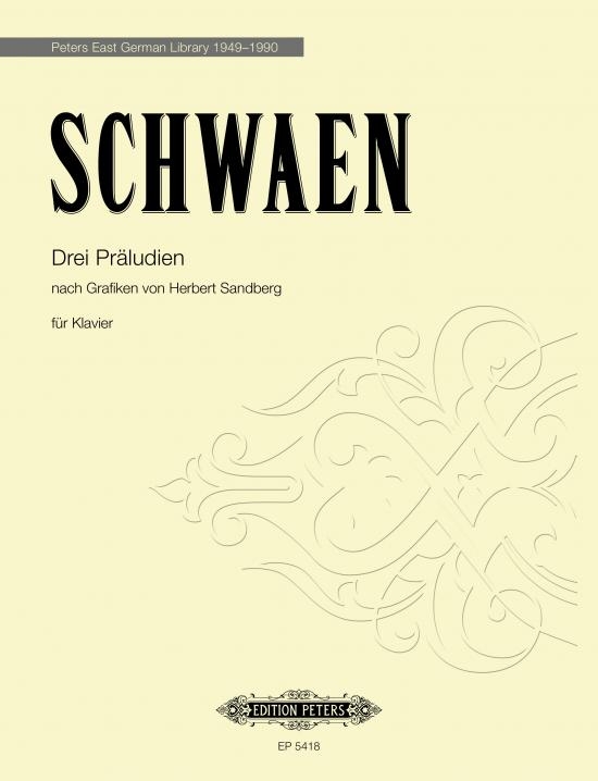 Front Cover Image Drei Präludien nach Grafiken von Herbert Sandberg KSV 271 (1965)