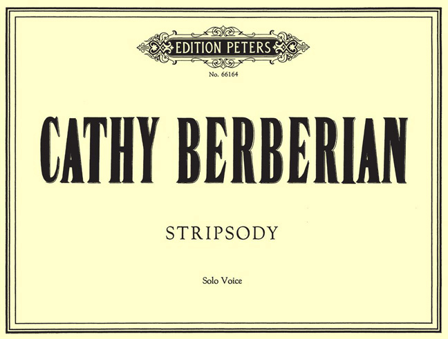 Front Cover Image Stripsody für Solostimme (1966)