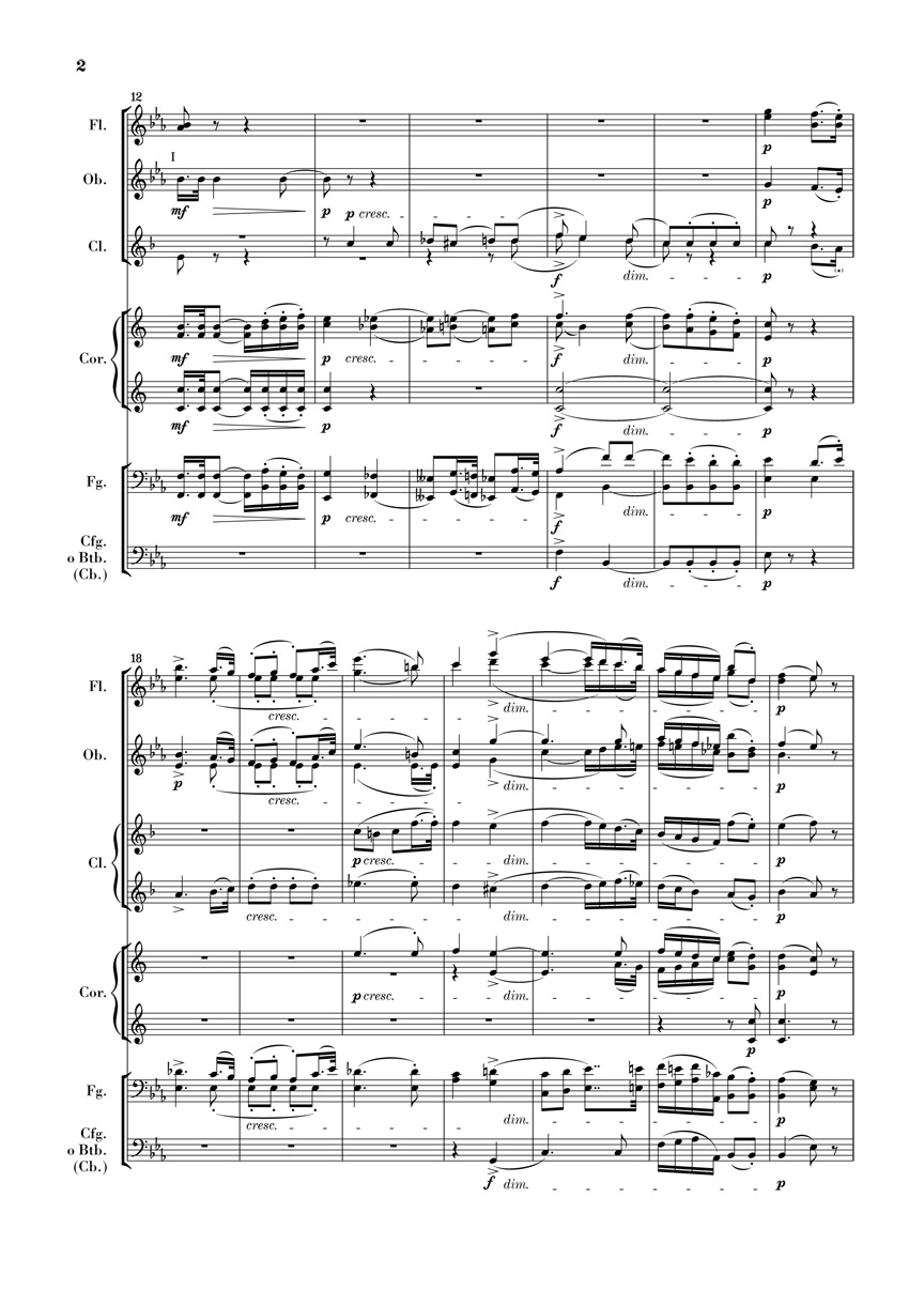 Other Cover Image Bläserserenade Es-dur op. 7