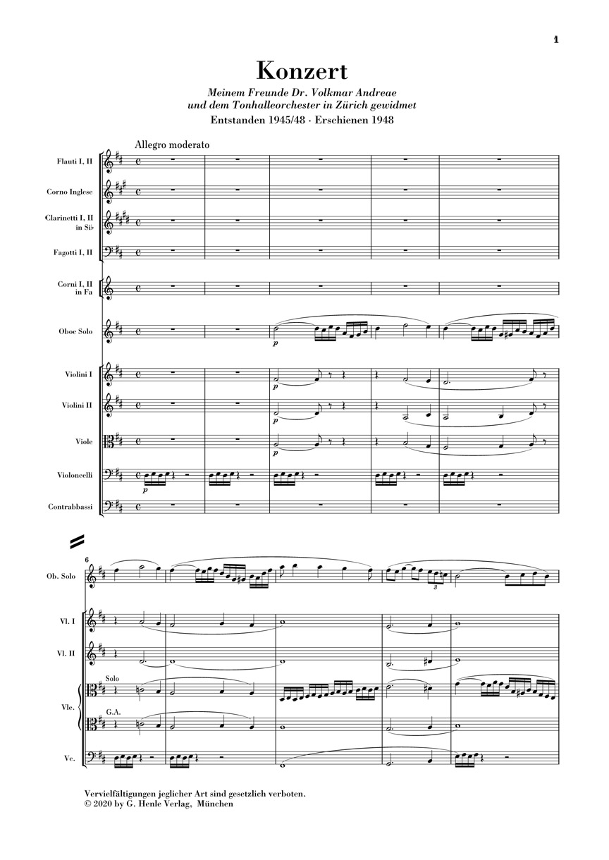 Other Cover Image Oboenkonzert D-dur op. 11