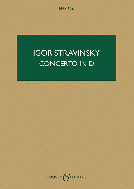 Front Cover Image Concerto in D