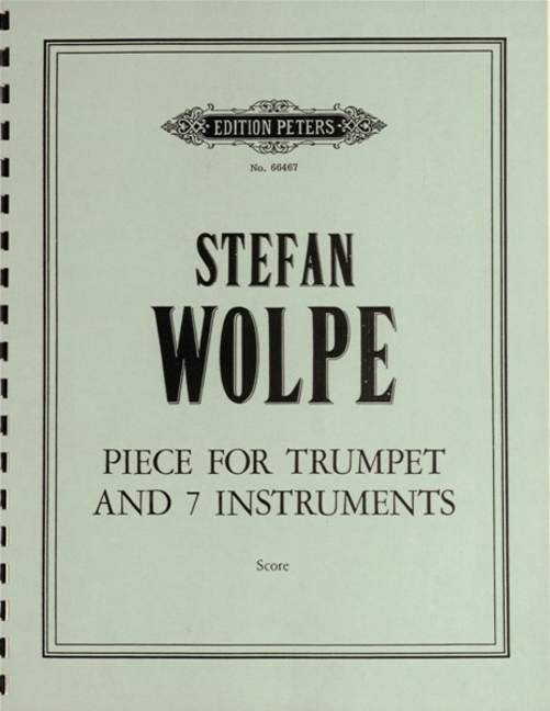 Front Cover Image Piece for turmput and 7 instruments (1971)