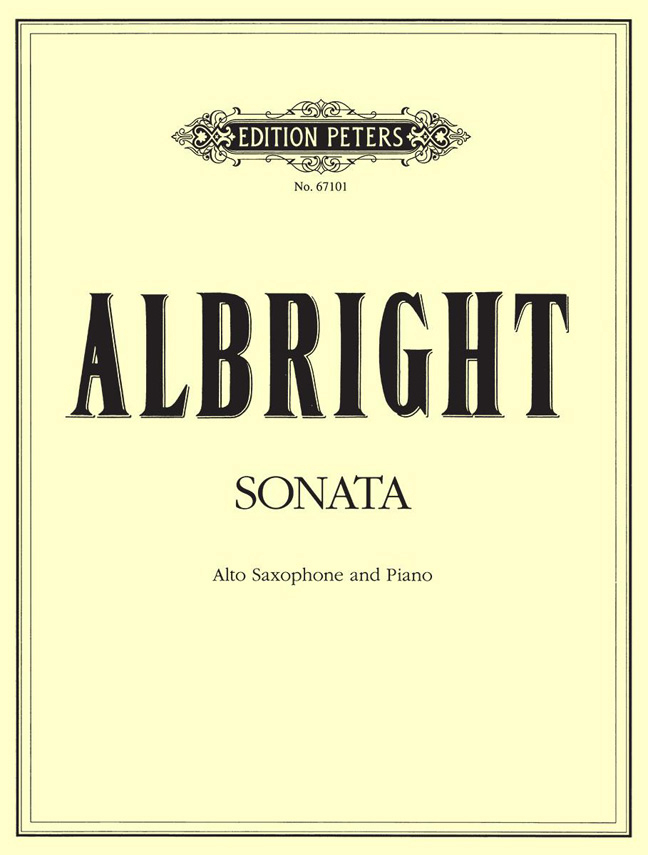 Front Cover Image Sonate für Alt-Saxophon und Klavier (1984)