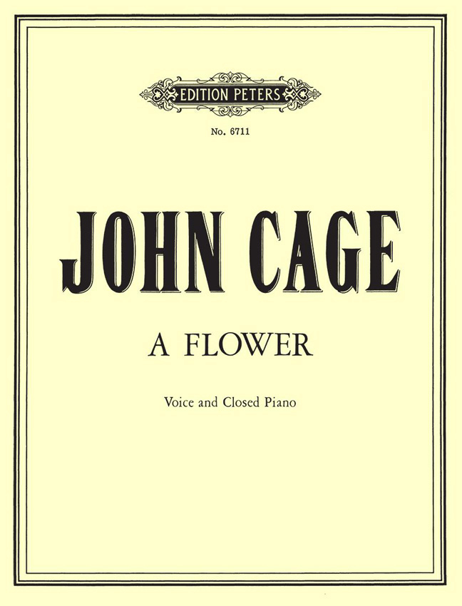 Front Cover Image A Flower für Solostimme (1950)