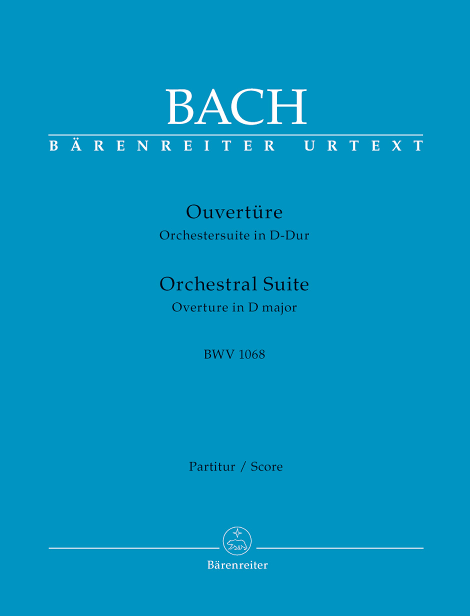 Front Cover Image Ouvertüre (Orchestersuite) D-Dur BWV 1068