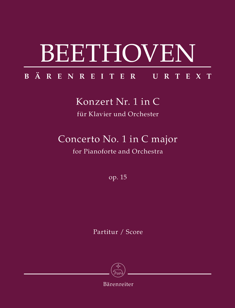 Front Cover Image Konzert für Klavier und Orchester Nr. 1 C-Dur op. 15