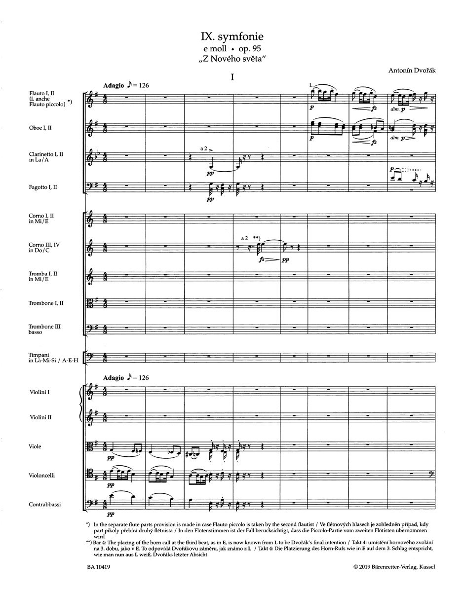 Other Cover Image Symphonie Nr. 9 e-Moll op. 95 "Aus der neuen Welt"