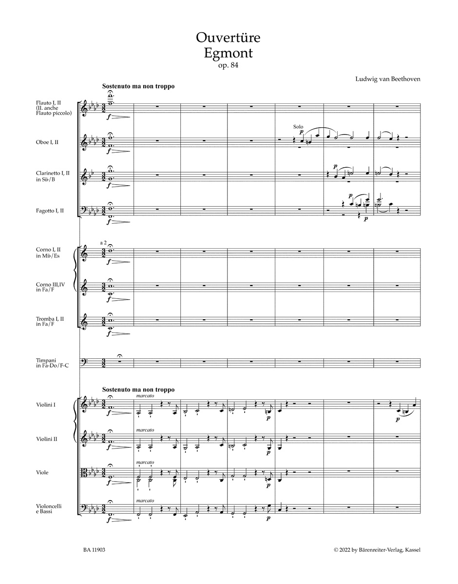 Other Cover Image Ouvertüre "Egmont" für Orchester op. 84
