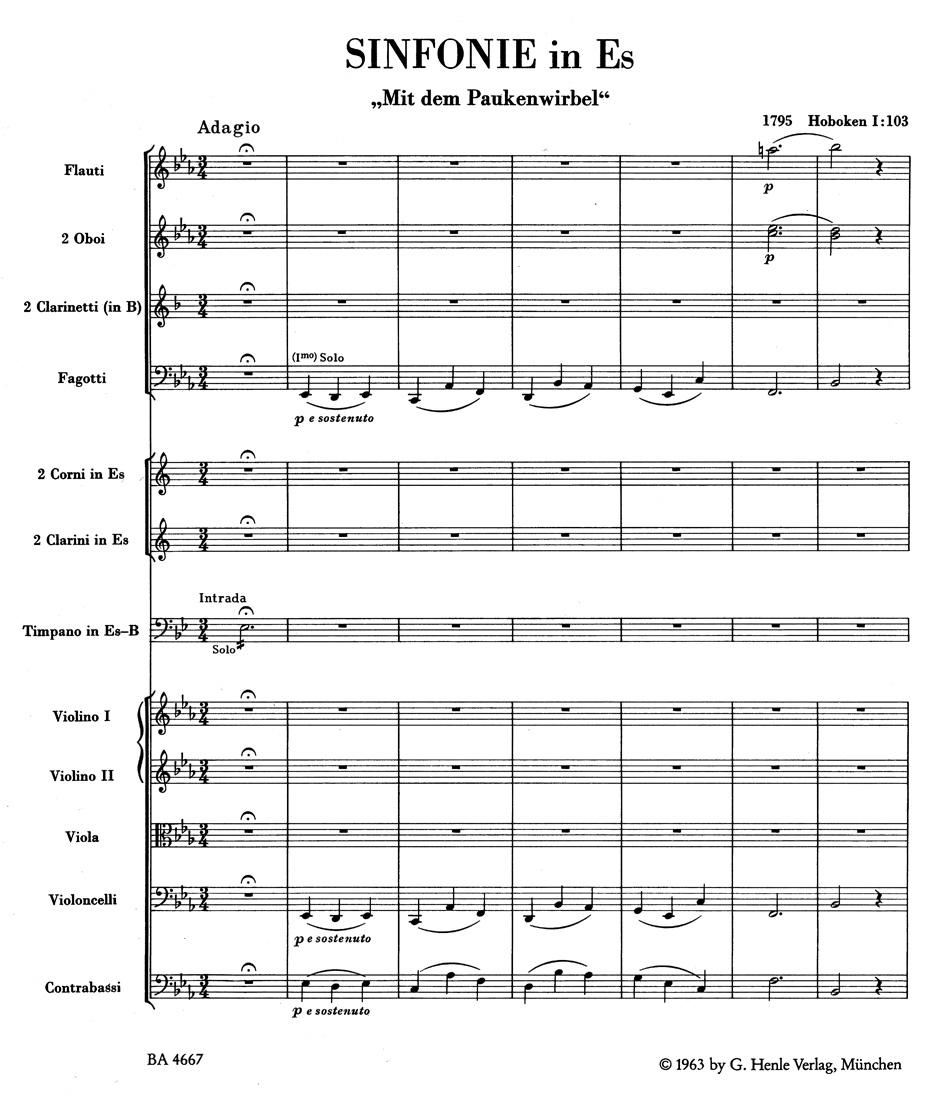 Other Cover Image Londoner Sinfonie Nr. 11 Es-Dur Hob. I:103 "Mit dem Paukenwirbel"