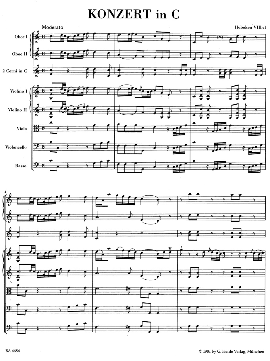 Other Cover Image Konzert für Violoncello und Orchester C-Dur Hob. VIIb:1