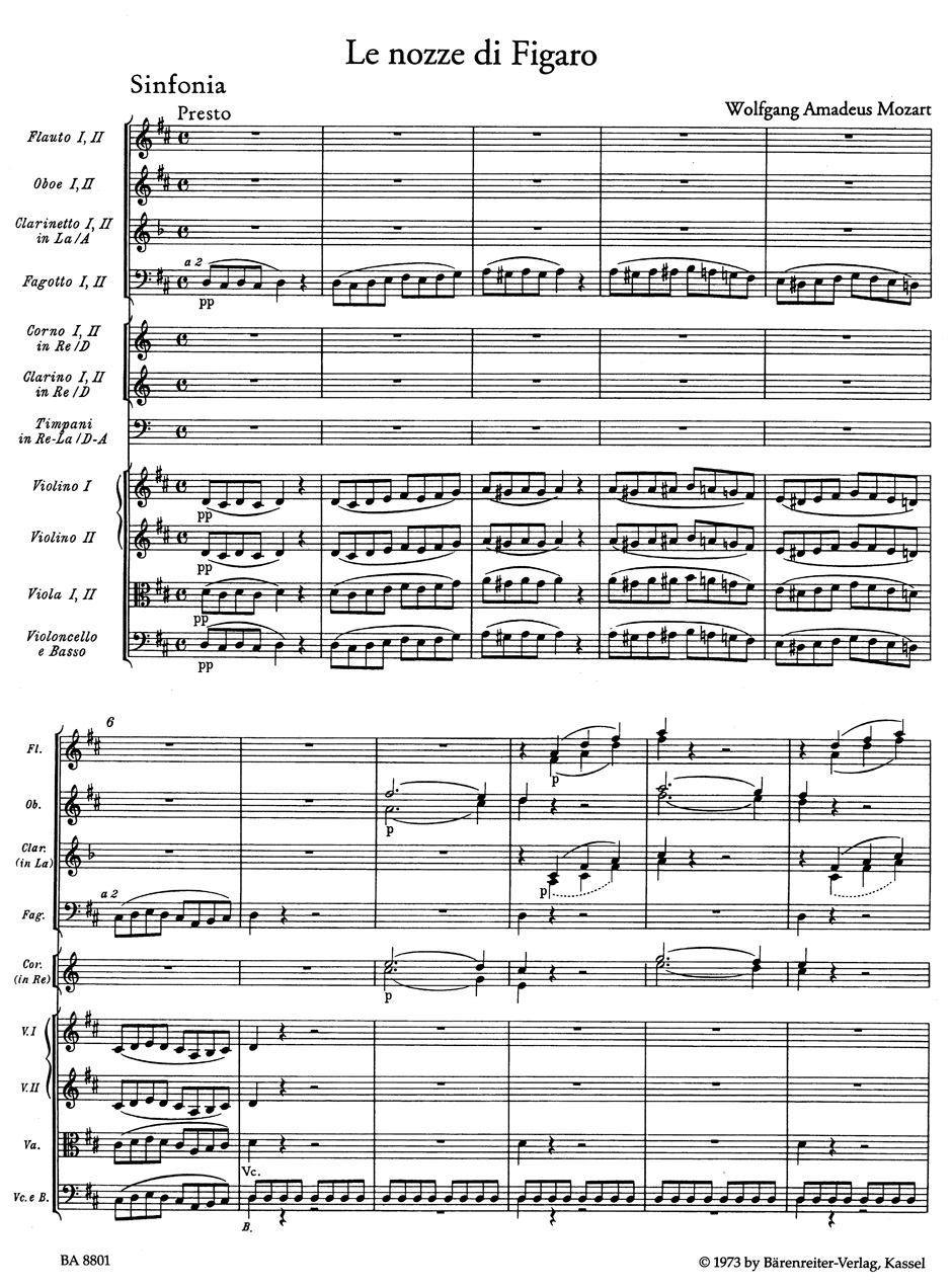 Other Cover Image Le nozze di Figaro KV 492