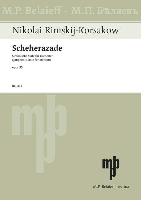 Front Cover Image Scheherazade op. 35
