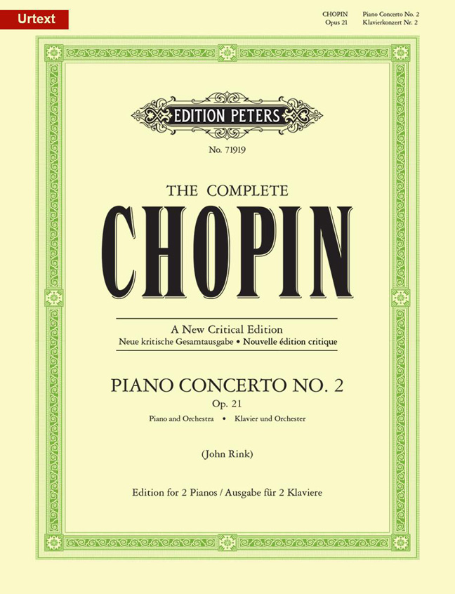 Front Cover Image Konzert für Klavier und Orchester Nr. 2 f-Moll op. 21