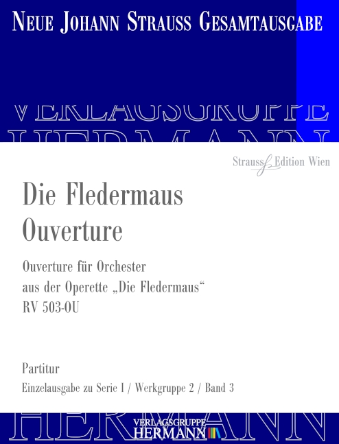 Front Cover Image Die Fledermaus - Ouverture RV 503-OU