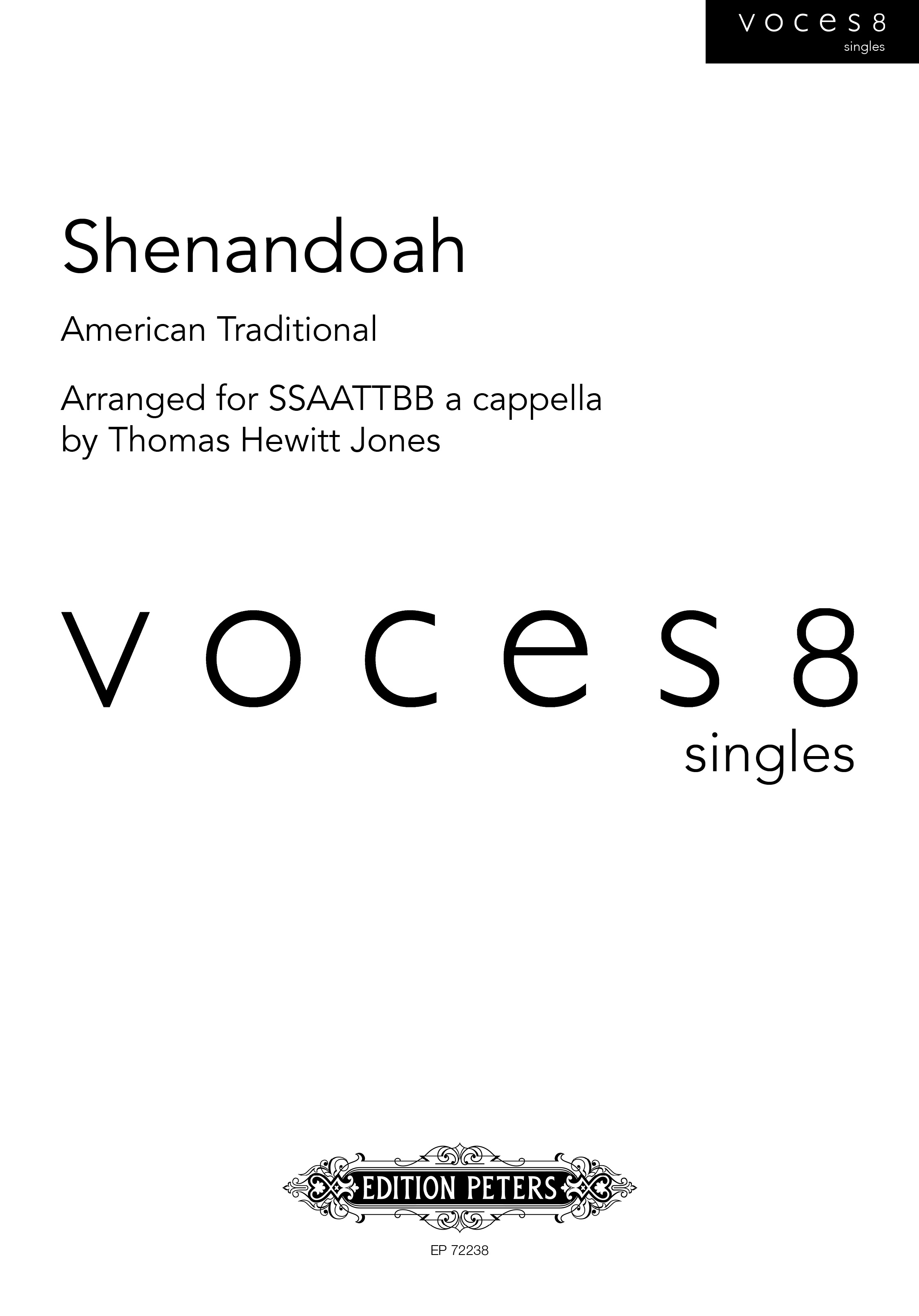 Front Cover Image Shenandoah (American traditional) (2012)