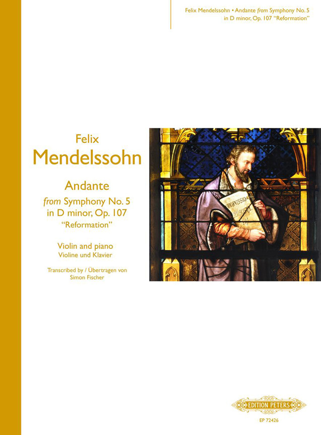Front Cover Image Andante aus der Symphonie Nr. 5 d-Moll op. 107 (»Reformation«)
